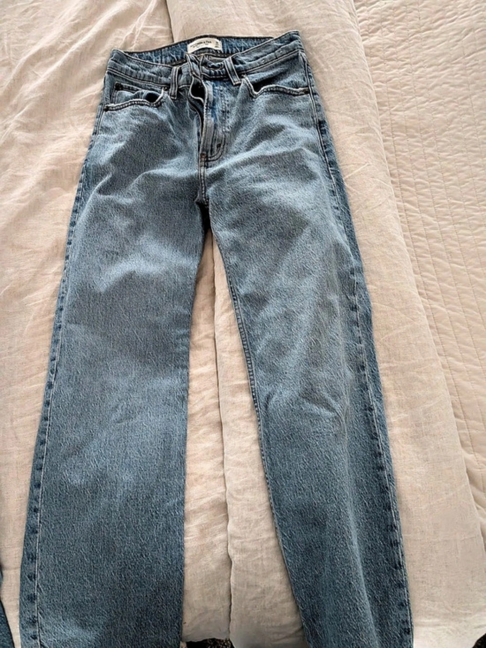 Abercrombie & Fitch '90s Relaxed Jean High Rise Blue Waist 26 Short